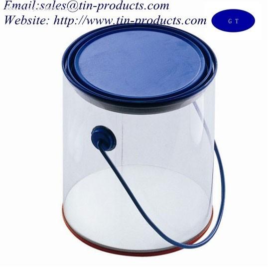 Buy cheap High Quality Window Tins ,PET Tins ,Gift Window box-Goldentinbox from wholesalers