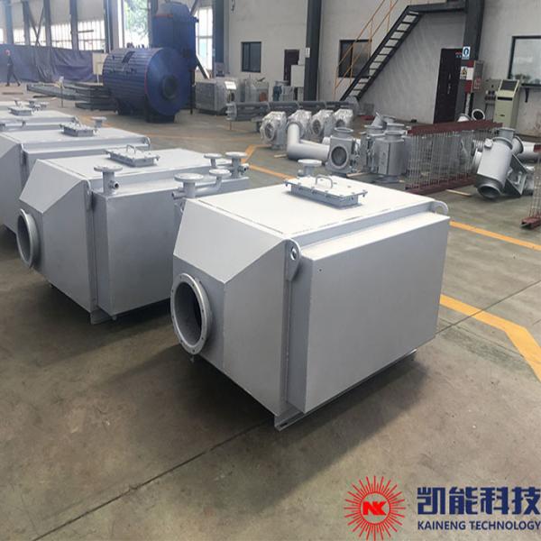 Buy cheap Finned Tube Generator Set Waste Heat Boiler / Exhaust Gas Hot Water Boiler 500 KW from wholesalers