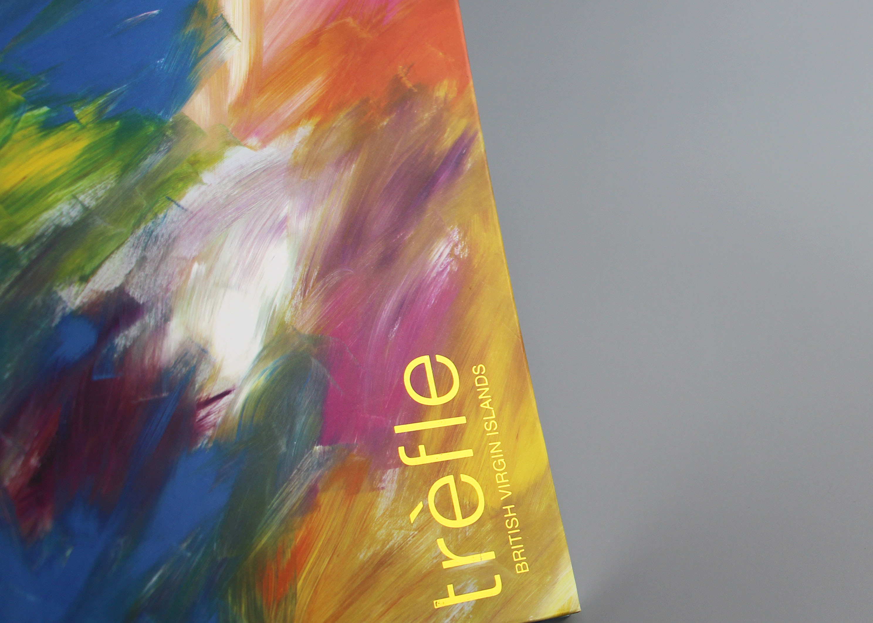 Multicolored Artistic Hardback Lined Notebook With Gold Hot Foil Stamping