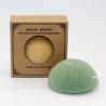 Buy cheap Sensitive Skin Washable Green Tea Konjac Sponge Exfoliator Face Wash Facial Cleanser from wholesalers