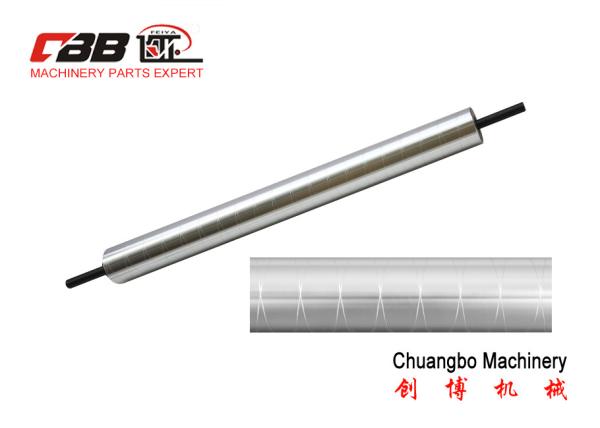 Buy cheap Hollow 100mm Cross Line Grooved Anodized Guide Roller from wholesalers