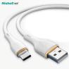 Buy cheap Nylon Braid PVC Mobile Phone Charging Cable Length 1M Anti Oxidation from wholesalers