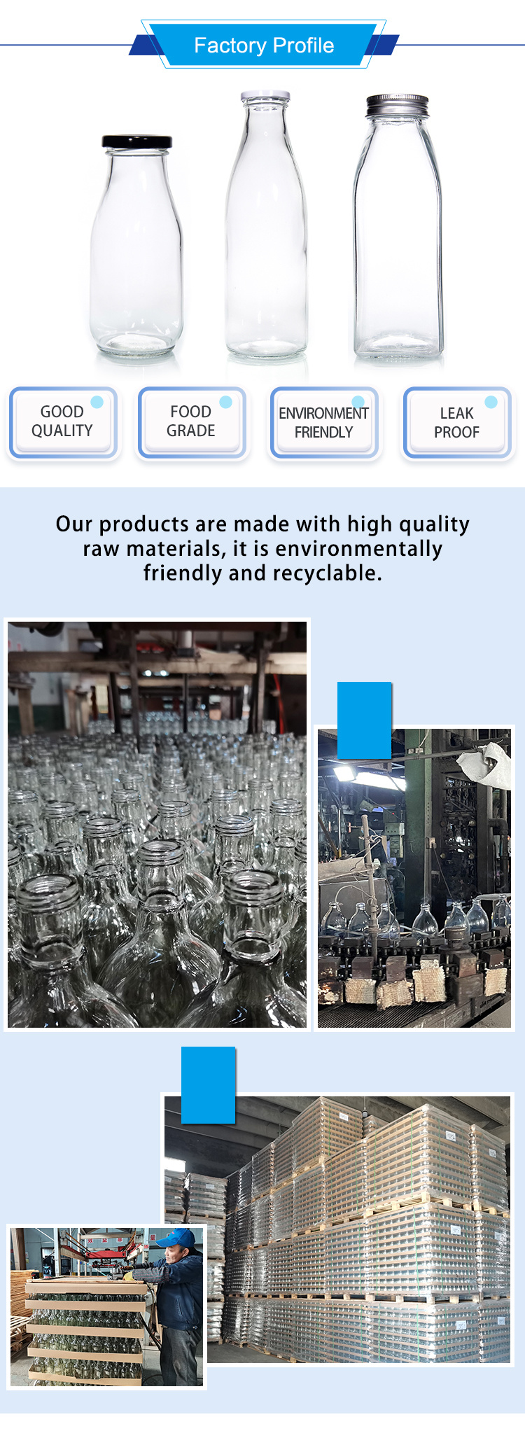 Custom Printed Clear Transparent Glass Sauce Bottle for Drinking with Metal Lid