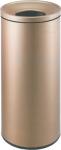 Dia305*H670mm Floor Standing Ashtrays With Champagne Gold Coating