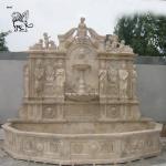 Large Marble Wall Fountain Garden Lady Water Fountains Outdoor Decorative