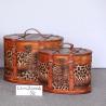 Buy cheap Vintage Oval Shaped L37x27 Leather Storage Trunk from wholesalers