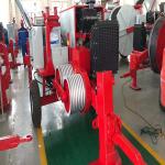 7 Grooves Bull-Wheel Diesel Max 60KN 6T Hydraulic Cable Puller Machine