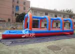 Buy cheap Outdoor Kids And Adults double Inflatable Water Slip And Slide with pool 20m Long from wholesalers