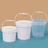 Buy cheap Silk Screen Printing Round PP Gallon Plastic Buckets With Lids Handle Capacity 1-20L from wholesalers