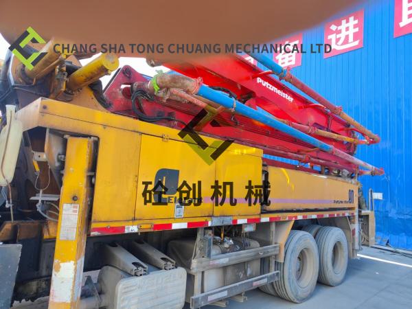 Buy cheap In 2008 Re Manufactured Used Concrete Pump Truck Putzmeister 38 Meter from wholesalers