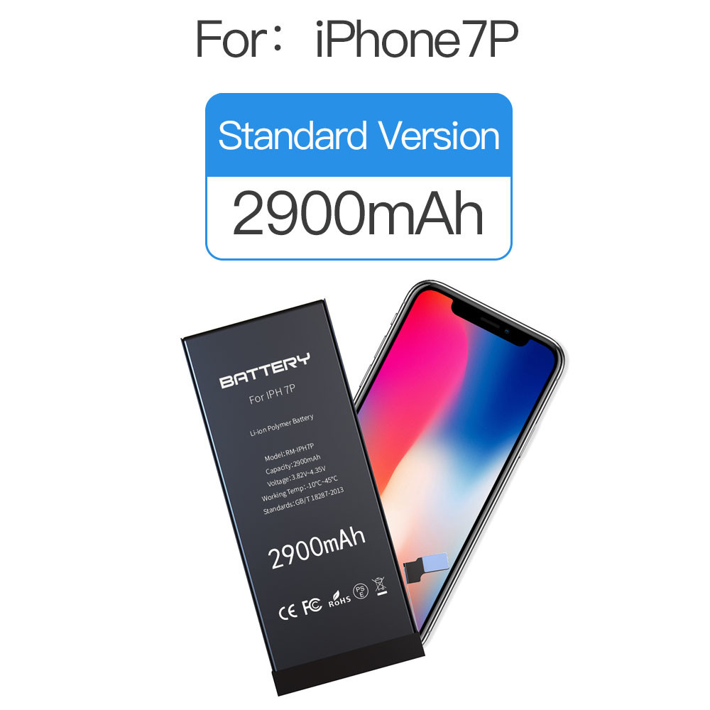 Iphone 7 Plus Zero Cycle Smart Phone Cell Phone Batteries AAA Polymer For Apple