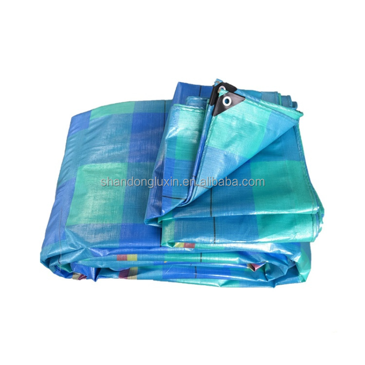 Fish Pond Tarpaulin Lightweight Stripe PE Waterproof Tarpaulin for Truck Tarpaulins