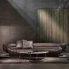 Buy cheap Living Room Luxury Modern Furnitures Gray Sofa Macon Sectional Leather Sofa from wholesalers