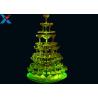 Buy cheap Heart Shape Perspex Display Stand , 5 Layers Champagne Acrylic Display Shelves from wholesalers