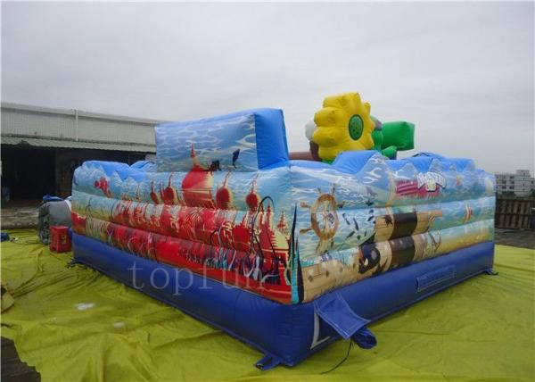 Buy cheap Commercial Rental Inflatable Amusement Park , PVC Tarpaulin Ocean Theme Fun Land from wholesalers