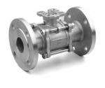 3PC SS304/CF8M Stainless Steel Ball Valve Industrial Flange End AMSE 300LB