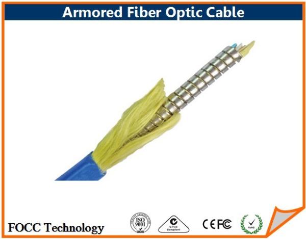 Underground Armored Fiber Optic Cable Compatible Connector , Fiber Optical