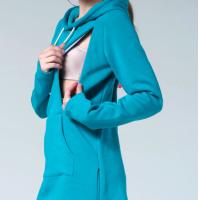 Buy cheap Long Sleeve Maternity Nursing Sweatshirt , Striped Maternity Pullover Hoodie product