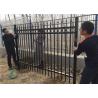 Buy cheap Ornamental Picket Steel Fence Panel / Black Steel Fence / Ornamental Steel Fence from wholesalers