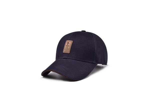 Buy cheap Dark Blue Youth Baseball Hats , Unstructured Plain Corduroy Baseball Cap Extremely Durable from wholesalers