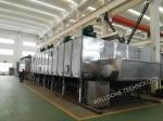 Ventilated 80mm Thickness 3 Layer Continuous Food Grade Belt Dryer
