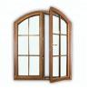 Buy cheap French Style Wood Aluminium Frame Windows Inward Swing Arched Casement Windows from wholesalers