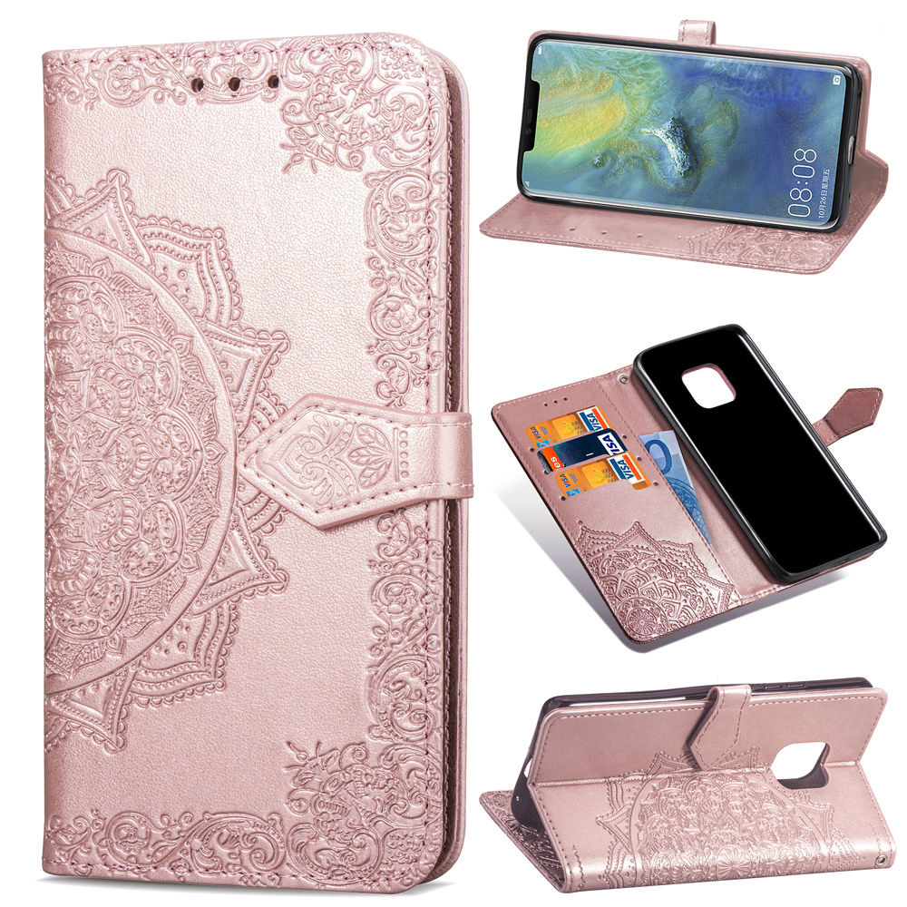 Multi Color Embossed Mandala Phone Flip Case For IphoneXS Max IphoneXR IphoneXS IphoneX Iphone8 Iphone8 Plus Iphone7