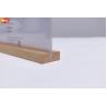 Buy cheap Beech Wood Wooden Base T Shape Clear Acrylic Sign Holder Wedding Menu Card Display from wholesalers