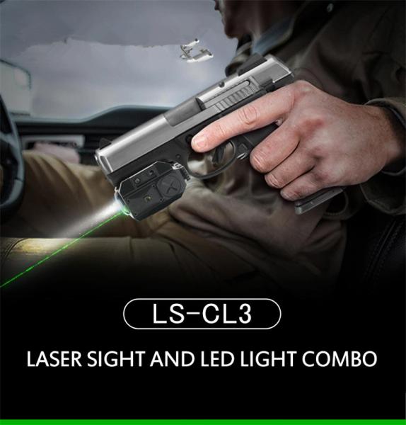 Buy cheap CR123A 3V Military Mountable Tactical Flashlight With Red Green Laser from wholesalers