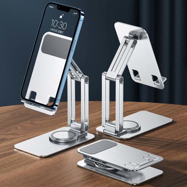 Buy cheap Foldable Desk Swivel Phone Holder Cell Phone Desktop Stand Alloy from wholesalers