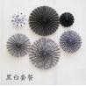 Buy cheap The paper fan consists of two diameters of 40 cm and two diameters of 30 cm. Two 20-centimeters, a total of six fan-flow from wholesalers
