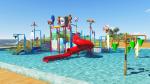 Commercial Kid Water Park Design Fiberglass Pool Play Water Equipment