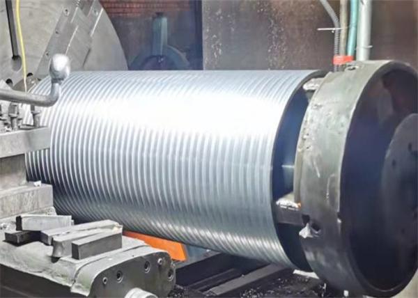 Quality Carbon Steel Q335b Grooved Cable Drum Pair Of Lebus Sleeves for sale