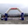 Buy cheap 0.55mm PVC Tarpaulin Inflatable Arch Blue Customized For Sports And Events from wholesalers