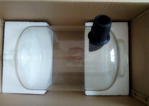 Buy cheap 32 Liter Single Scale Hygiene Glass Milk Receiver With 63mm Rubber Elbow from wholesalers
