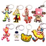 Custom Soft Pvc Rubber Keychain Silicone Rubber Plastic Key Chains