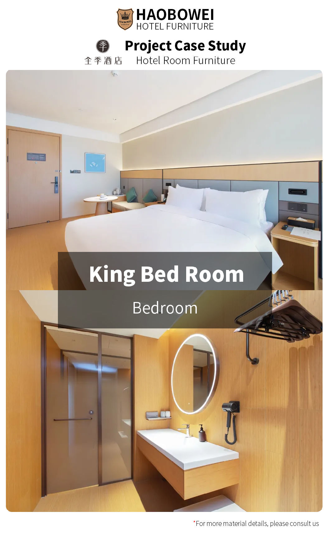 Wholesale Hotel Bedroom Modern Apartment Set Foshan China King Size Bed Furniture