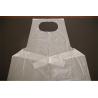 Buy cheap Disposable White Plastic Aprons On Roll Antibacterial For Painting / Coating Industry from wholesalers
