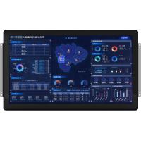 Buy cheap 23.6 Inch LCD Touch Screen Monitors 500cd Industrial Touch Monitor USB2.0 product
