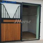 Outdoor Portable Riding Barn Door Metal Horse Barns Black Powder Coated