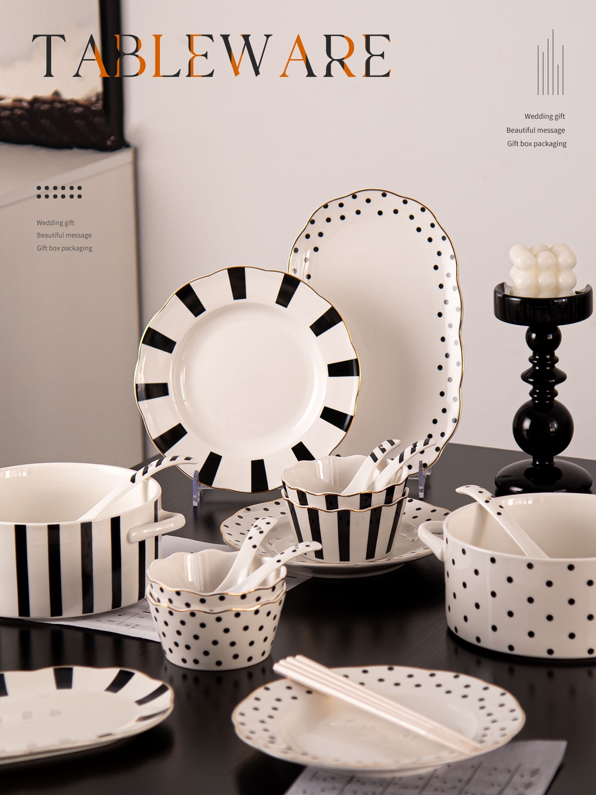 Restaurant Occasion 16 Pcs Porcelain Dinnerware Set For Elegant Dining Experience