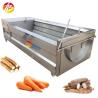 Buy cheap 180 KG Capacity Ginger Peeling Machine Brush Roller Carrot Cassava Yam Washing Peeler from wholesalers