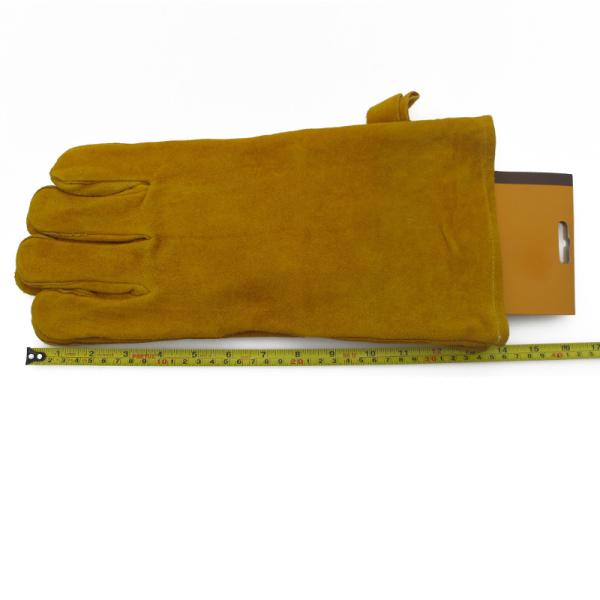 Buy cheap 1.2mm Cowhide Leather Grill Oven Mitts 662F from wholesalers