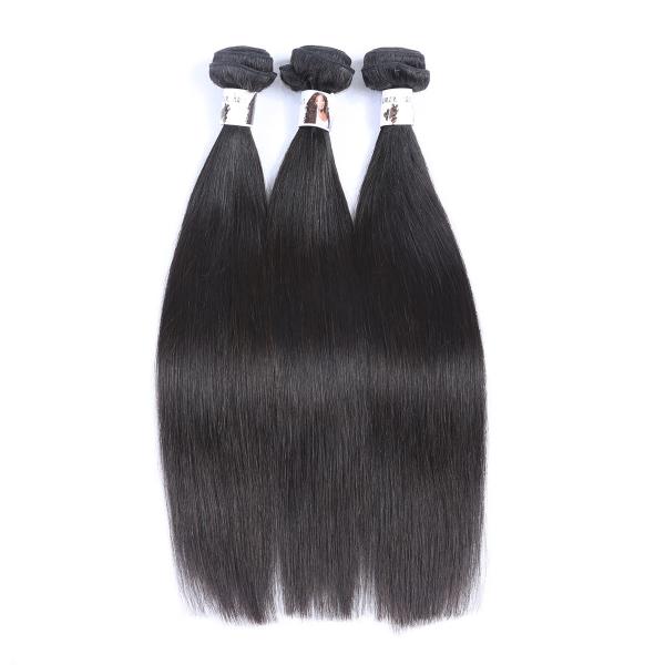 Buy cheap 9A Grade Natural Unprocessed Brazilian Human Hair Silky Straight Double Drawn Bundls from wholesalers