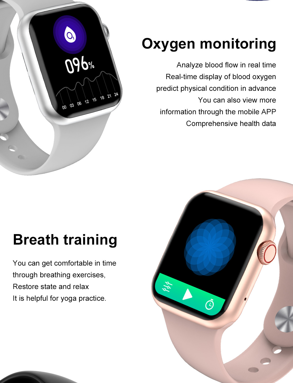 DT100 SMART WATCH 6 SERIES CALL IP68 WATERPROOF WOMEN MEN SMARTWATCH ECG HEART RATE BLOOD PRESSURE