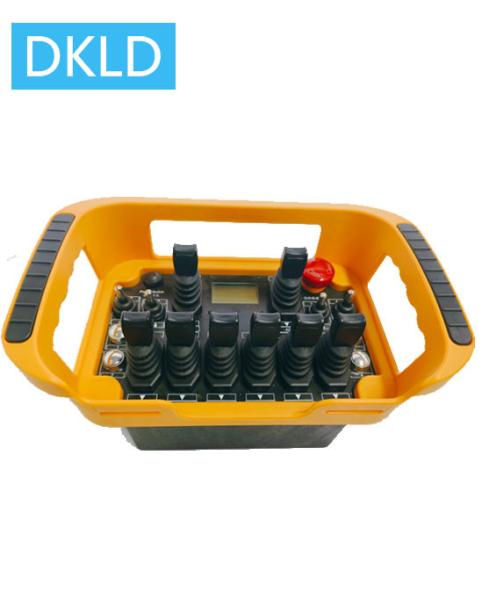Quality Eight single-axis proportional rods Wireless Remote Control for concrete pump truck for sale
