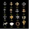 Buy cheap New nail designs /metal nail art/ gold studs nail jewelry 3D DIY floating charms ML854-869 from wholesalers