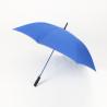 Buy cheap Double Canopy Straight Handle Umbrella Blue Plastic J Handle Custom Logo from wholesalers