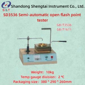 China SD3536 Semi Automatic Open Flash Point Tester ASTM D92 on sale