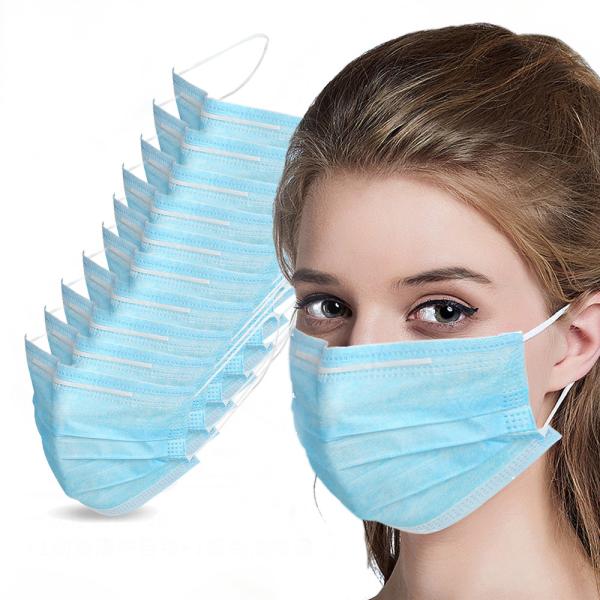 Anti-Virus Medical Surgical Mask Non Woven 3ply Disposable Surgical Face Mask